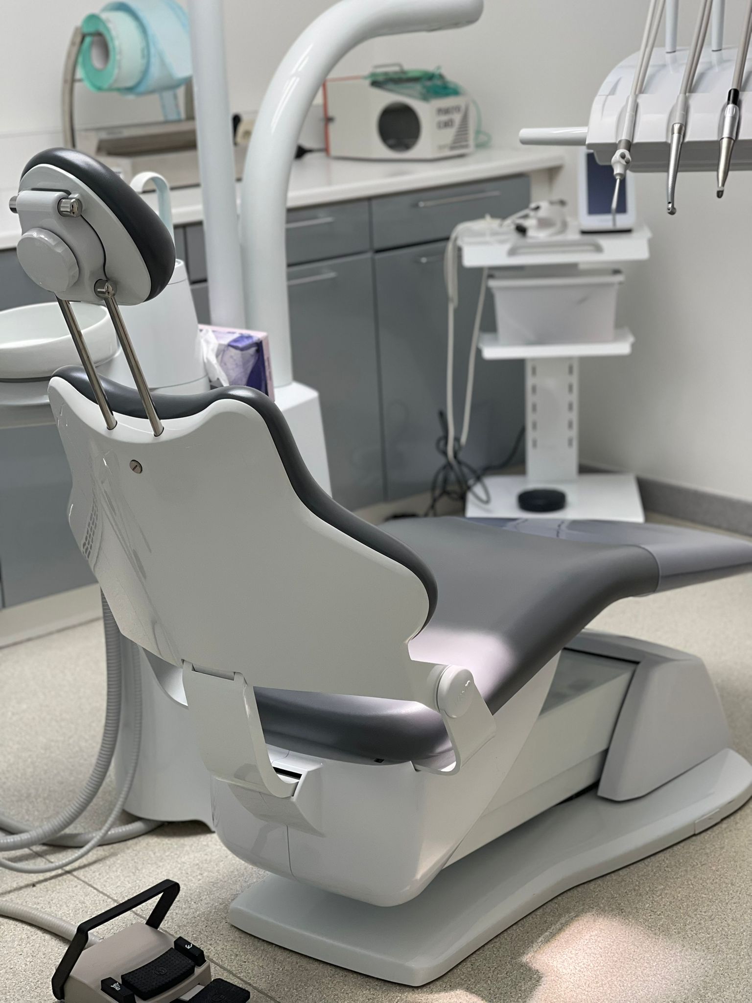 Ordination – Detailaufnahme Behandlungsstuhl